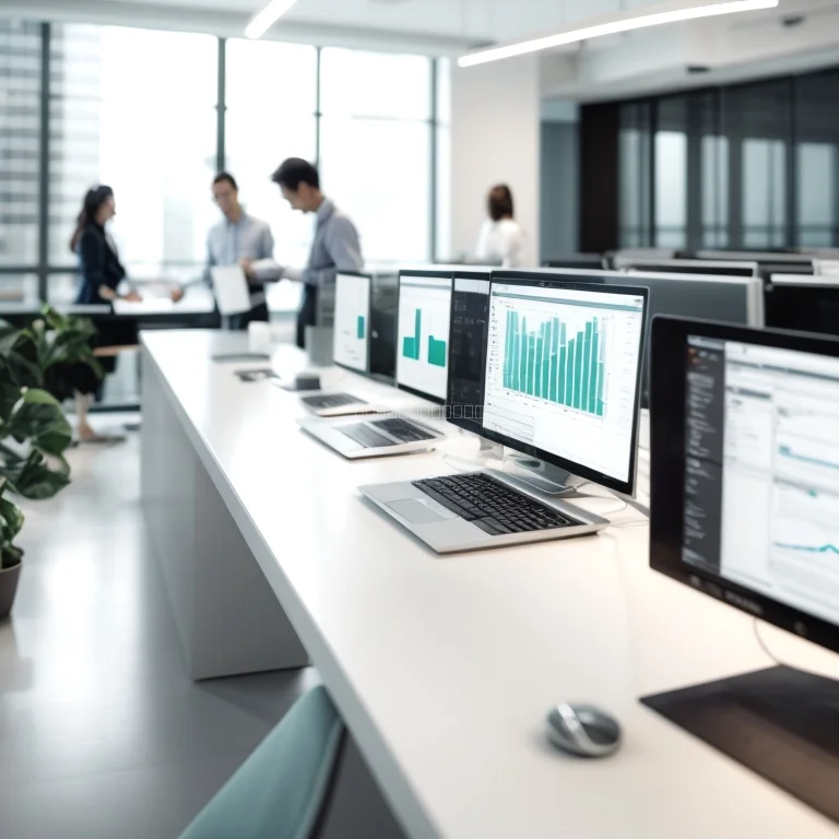 Screenshot of analytics dashboard